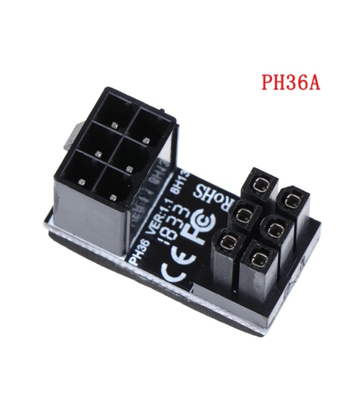 180 C Erkek Güç Konnektörü 6 Pin
