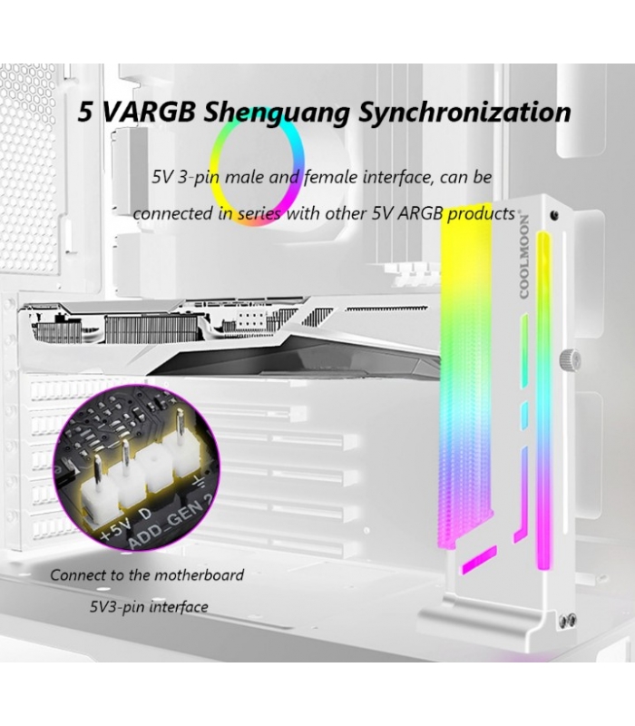COOLMOON Dikey Ekran Kartı Desteği