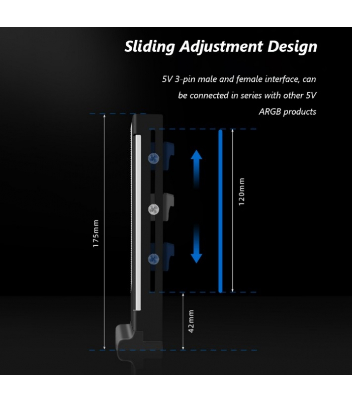 COOLMOON Dikey Ekran Kartı Desteği