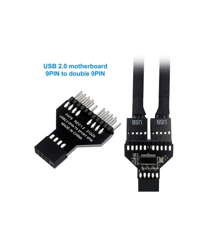 USB2.0 9Pin Çoklayıcı
