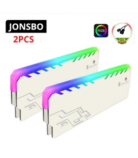 NC-1 JONSBO RGB bellek soğutucu White Set DDR4 DDR5 uyumlu