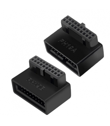 USB 90C Açılı Aparat Black