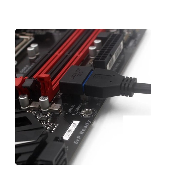 USB 90C Açılı Aparat Black