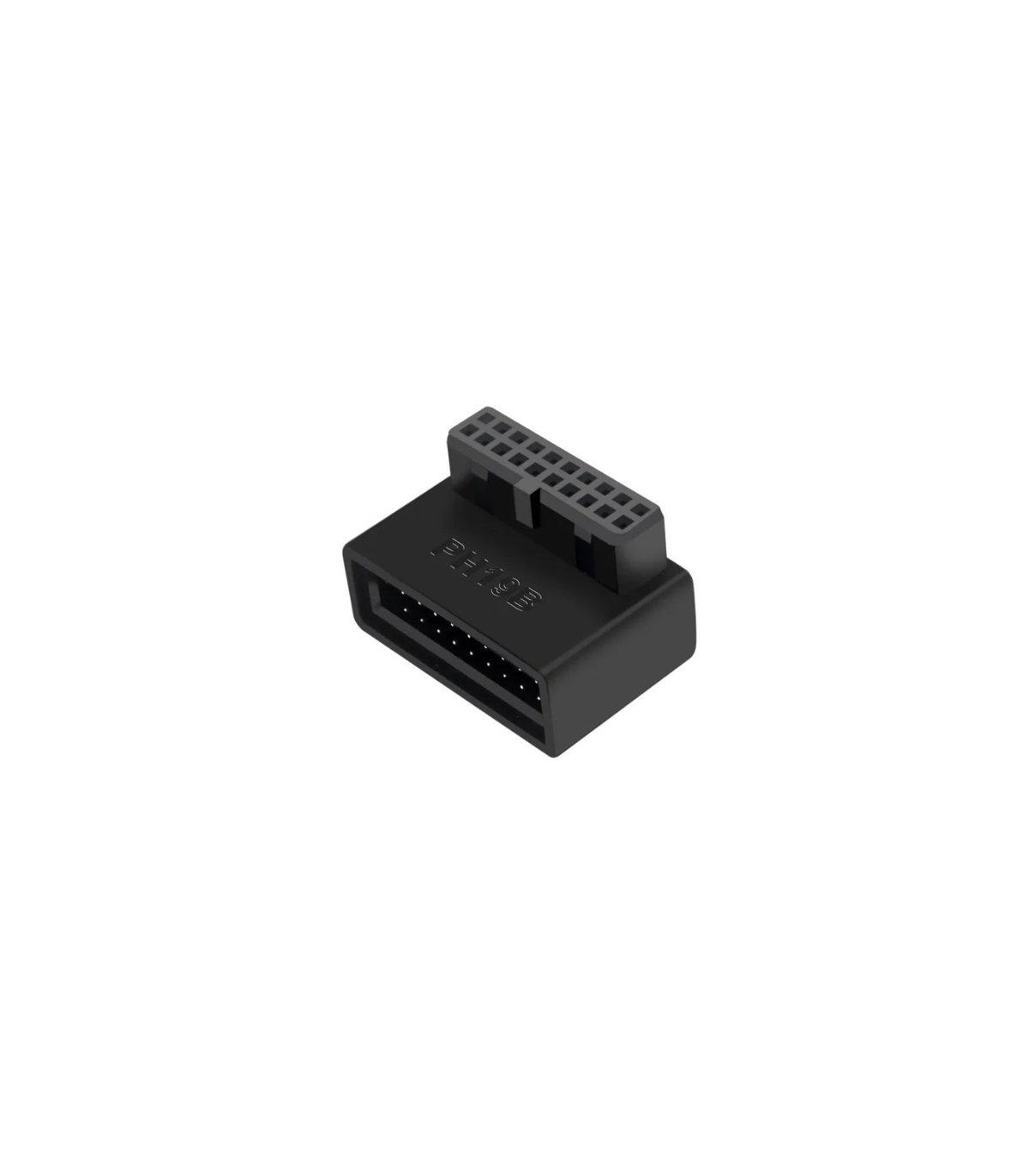 USB 90C Açılı Aparat Black