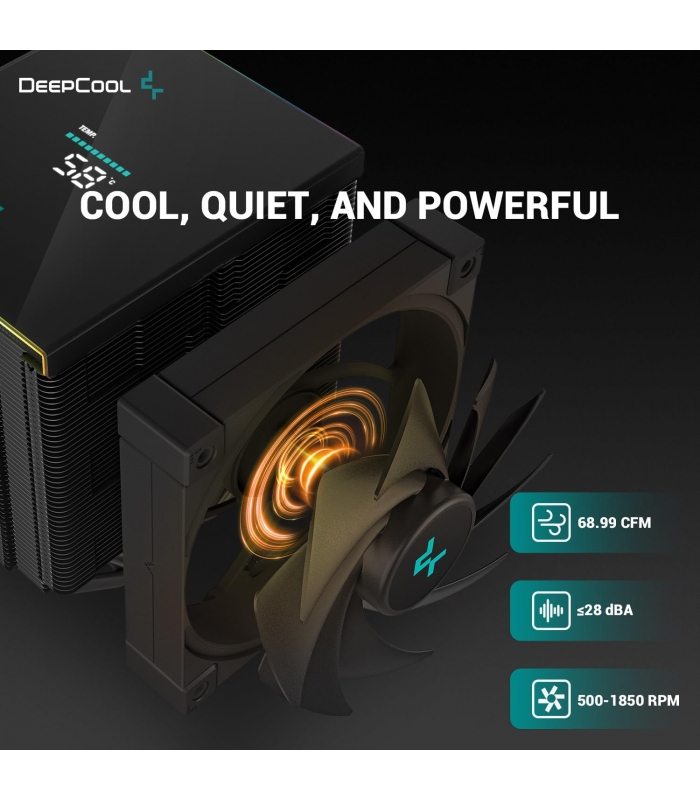 DeepCool AK620 DİJİTAL CPU Hava Soğutucu 260w TDP