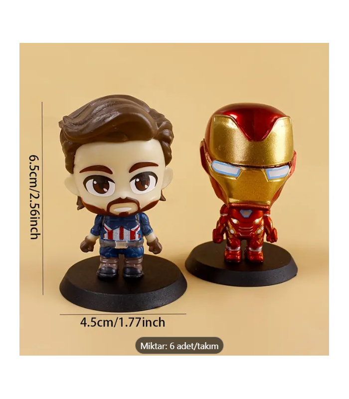 Marvel Avengers Süper Kahraman El Kuklası