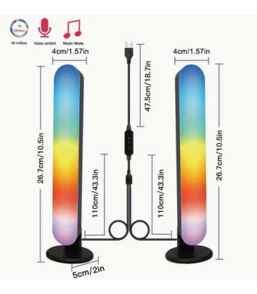 Akıllı LED Işık Barı 2X