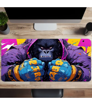 Karikatür Goril Büyük Oyun Mousepad