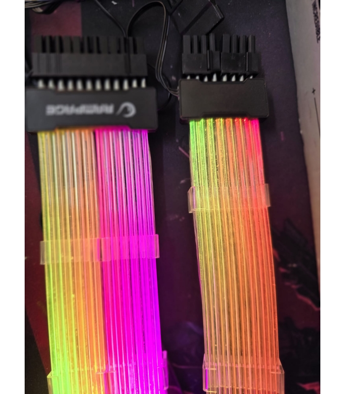 ARGB 24 Pin Anakart + GPU 8+8 Sleeve SET