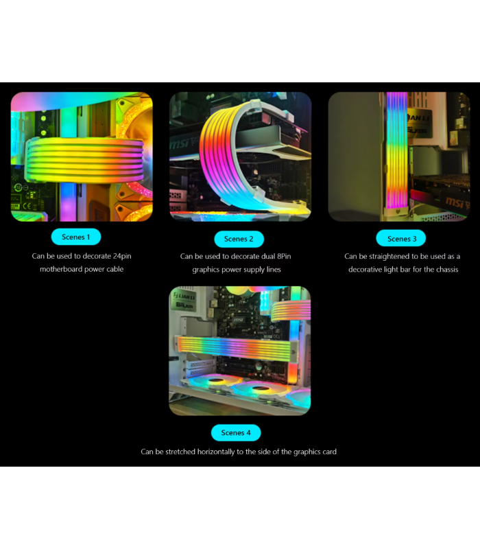 COOLMOON AOSOR AL300 ARGB Kablo