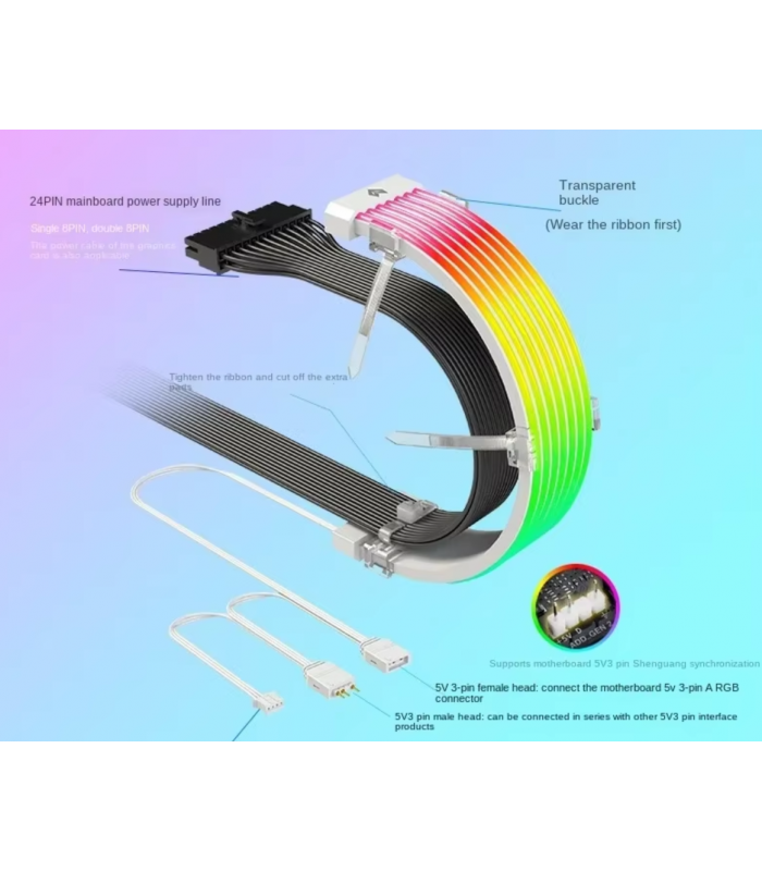 COOLMOON AOSOR AL300 ARGB Kablo