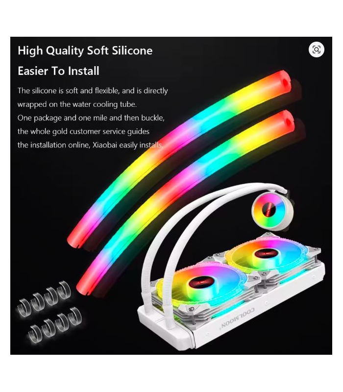 CoolMoon ARGB AOSOR ST350 Sıvı Soğutma Aydınlatma