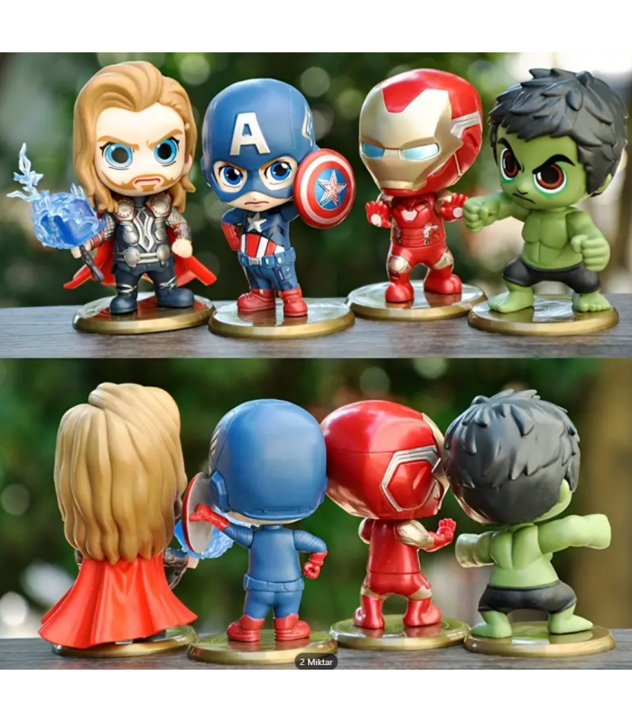 Marvel The Avengers 4' lü Set