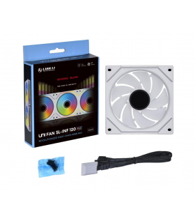 Lian Li REVERSE UNI FAN SL-INFINITY 3x120mm Beyaz Kasa Fanı
