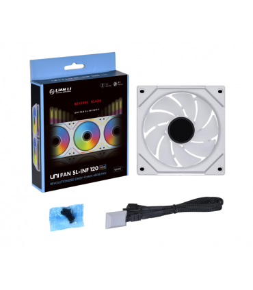 Lian Li REVERSE UNI FAN SL-INFINITY 3x120mm Beyaz Kasa Fanı