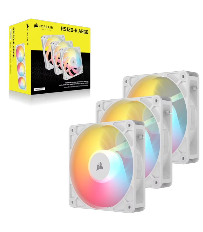 CORSAIR RS120-R reverse beyaz kasa fanı sistem içi montaj