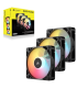 CORSAIR RS120-R ARGB 120mm PWM Reverse Beyaz Üçlü Kasa Fanı