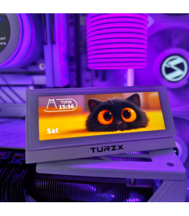 TurZX 4.6″ Standlı Sensör Ekran – USB Mini Panel