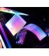 ARGB 24 Pin Anakart + GPU 8+8 Neon Sleeve Kablo SET – 5V Addressable RGB, Kasa Modlama