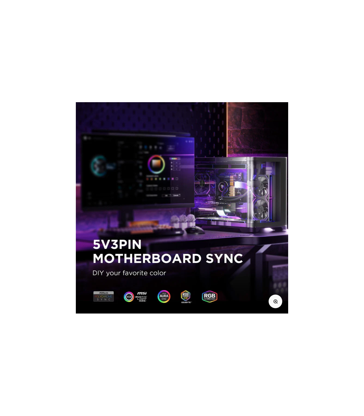 AsiaHorse Aurora Learn PSU Cable Cover ekran kartı(260mm)