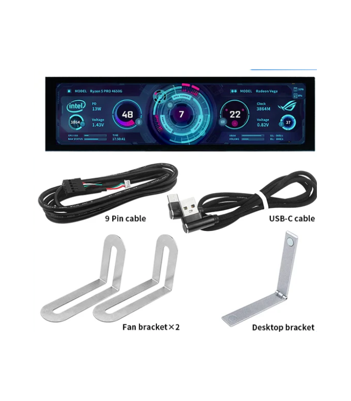 TurZX Turing Akıllı Ekran – USB LCD Panel