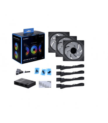 Lian Li UNI FAN SL INFINITY 3x120mm Siyah ARGB PWM Kasa Fanı Kontrolcülü