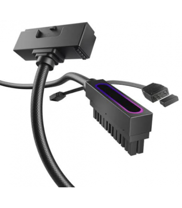 AsiaHorse Hydrus 24-Pin Black Left ARGB PSU Uzatma Kablosu