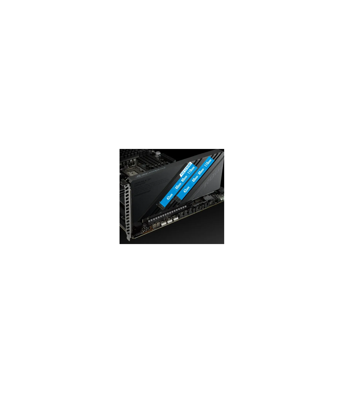 ASUS SILVER ROG M.2 CARD PCIE 5.0 NVME M.2 EXPANSIONCARD