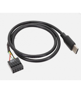 High Speed USB 9Pin to Type C Adapter Shielded for Transmission USB Cable Type C
