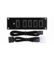 Dahili 9 Pin USB 2.0 Çoklayıcı Hub 1'e 4 Port SATA Güç Destekli