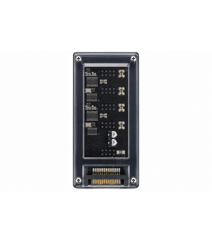 Dahili 9 Pin USB 2.0 Çoklayıcı Hub 1'e 4 Port SATA Güç Destekli