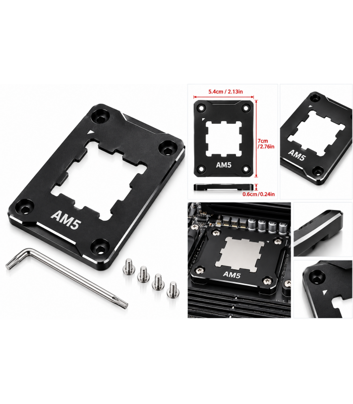 AM5 CPU Sabitleme Braketi Yüksek Performanslı Alüminyum İşlemci Tutucu
