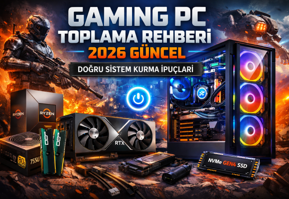 Gaming PC Toplama Rehberi (2026 Güncel) – En Doğru Sistem Kurma İpuçları